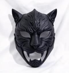 黒豹 マスク コスプレ 小道具 ブラックのサムネイル