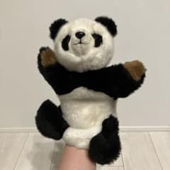 3F 昭和レトロ パンダ ハンドパペット ぬいぐるみ 当時物 ヴィンテージ