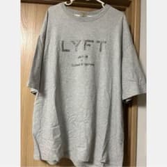 LYFT リフト ロゴTシャツ グレー 半袖 Tシャツ　XLのサムネイル