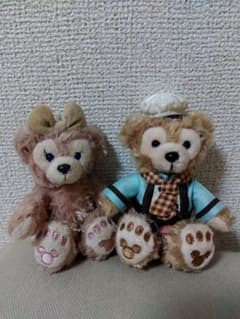 ダッフィー シェリーメイ ぬいぐるみキーホルダーセットのサムネイル