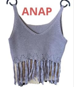 ANAPニットビスチェ フリンジ付きのサムネイル