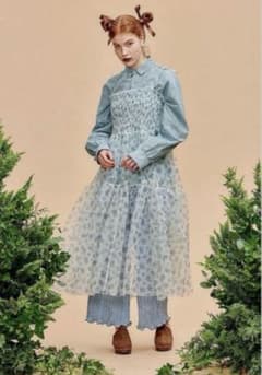 POPPY FLOWER SEE-THROUGH CAMI DRESSのサムネイル