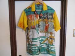 アロハシャツ　柄シャツ　半袖　Made in USAのサムネイル