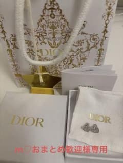 m♡おまとめ歓迎様専用 DIOR ハートモチーフ ピアス - メルカリ