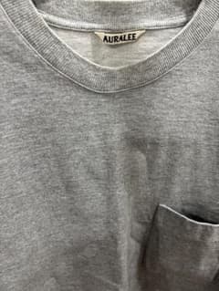 AURALEE ヘビーオンス　ポケットTシャツ グレーのサムネイル