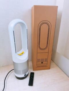タワーファン・セラミックヒーター 温風 冷風 リモコン付き AM-018JR