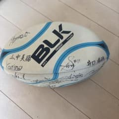 BLK トライジェント ラグビーボール サイン入り7人制ラグビー日本代表多数 BLK トライジェント ラグビーボール サイン入り7人制ラグビー日本代表
