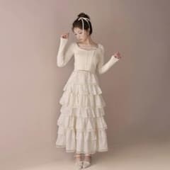 [M me eme]新品Lily dot tiered frill skirt M me eme Lily dot tiered frill skirt 完売品 - メルカリ