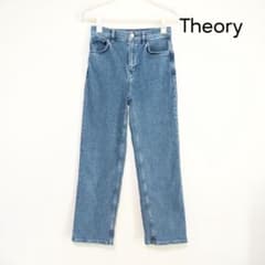 セオリー Theory ジーンズ デニム 24 レディース ストレートジーンズ