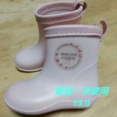 ☆新品未使用　ピンクレインブーツ☆13センチのサムネイル