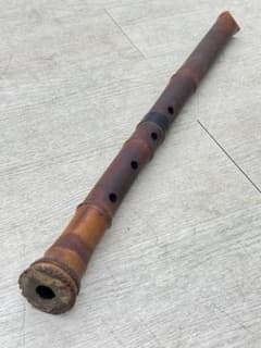 尺八 竹製 54㎝ 和楽器 5穴 中継ぎ - メルカリ