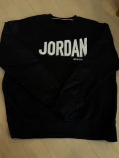 JORDAN スウェット ブラック 刺繍ロゴのサムネイル