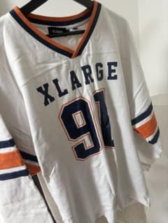 XLARGE スポーツトレーナー ホワイト 定価12100円のサムネイル
