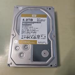 ほぼ未使用】WD Gold 4TB WD4002FYYZ SATA 3.5 - メルカリ