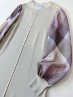 お値下げ バーバリーブルーレーベル ワンピース未使用品サイズ36