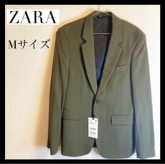 【新品未使用】ZARA ザラ ブレザー　ジャケット　カーキのサムネイル