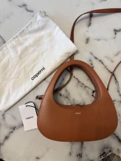 coperni ブラウンレザーショルダーバッグ - メルカリ