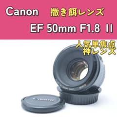 自然なボケ感❤️Canon EF50mm F1.8 Ⅱ❤️単焦点レンズ Canon EF 50mm F1.8 II 単焦点レンズ 軽量ボケ味 神レンズ - メルカリ