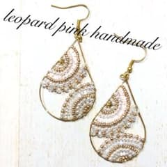 ピアス イヤリング アクセサリー ホワイトverホワイトクリスタル パールピアスのサムネイル