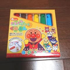 アンパンマン すらすらかけるくれよん 6色のサムネイル