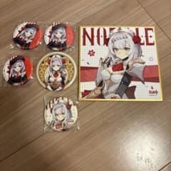 原神 ノエル グッズセット 缶バッジ 色紙 まとめ売りのサムネイル