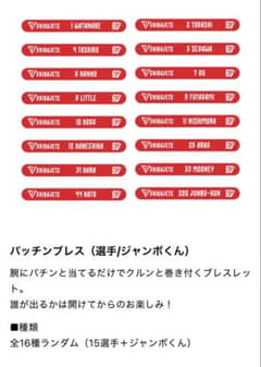 【未使用】千葉ジェッツ パッチンブレス 会員限定 ＃4 田代直樹 2025-26のサムネイル