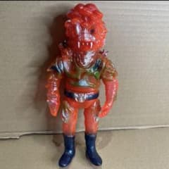 ヤモマーク　キノコ汁男 クリアオレンジ成型 未塗装 ソフビ 5415 ヤモマーク 大怪獣シリーズ キノコ汁男 クリア成型 サンプル