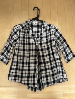 チェック柄 七分袖 チュニックのサムネイル
