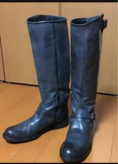 ロングブーツ 黒 ブラック　　値下げのサムネイル