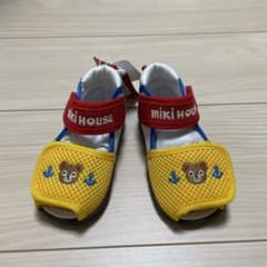 【新品タグ付き】ミキハウス 12.5cm ダブルラッセルサンダルのサムネイル