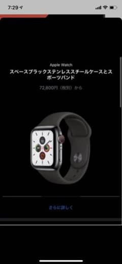 さわ様の専用　Apple Watch Series 5（GPS + Cel)のサムネイル