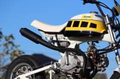 ホンダ モンキー ゴリラ レーシングアップマフラー TYPE2 手曲げ 高