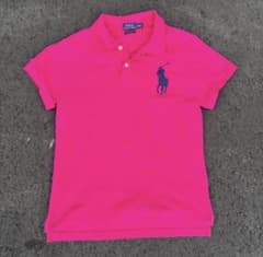 Polo Ralph Lauren ビッグポニー ポロシャツ y2k ピンク - メルカリ