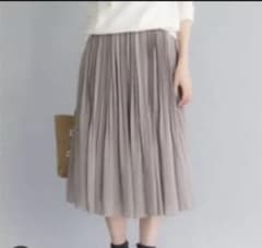 URBAN RESEARCH パウダーシフォンプリーツスカートのサムネイル