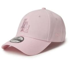 NEWERA ラインストーン LA ピンク9FORTY ロサンゼルス ニューエラ