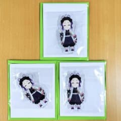 귀멸의 칼날 기둥 연습편 연결되는 랜덤 아크릴 스탠드 후추 시노부 3점