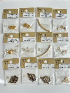 【総額1600円以上おまけ付き】貴和製作所　ネックレスなどのパーツセット 12個のサムネイル