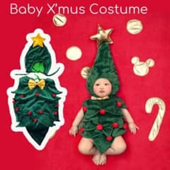 クリスマスツリーコスプレ衣装70サイズのサムネイル
