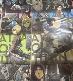 Attack Titan Set of 4 clear files