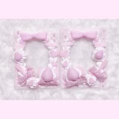 いちご ホイップデコ トレカケースデコ 量産型 平成女児 ピンク♡のサムネイル