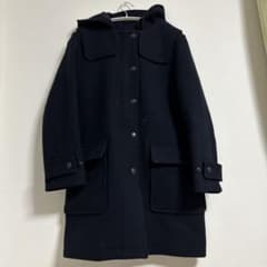 ダッフルコート ネイビー S MUJI labo カシミヤ混合のサムネイル