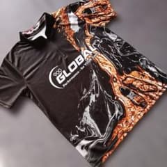 Global 900 Bowling Wear, Size M, Black, Marble, Cool