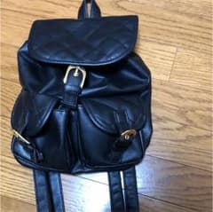 バッグ レザー リュック 黒のサムネイル