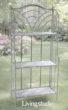 ルデコ スリーティアシェルフ アイアン コベントガーデン シャビー FX