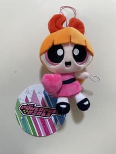파워 퍼프 걸즈 연결 마스코트 봉제 인형 블로섬