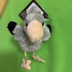 【未使用・タグ付き】神戸どうぶつ王国 ハシビロコウ ぬいぐるみ マスコットのサムネイル