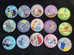 ディズニー　刺繍　缶バッジ全15種　コンプリート　セット　⑥