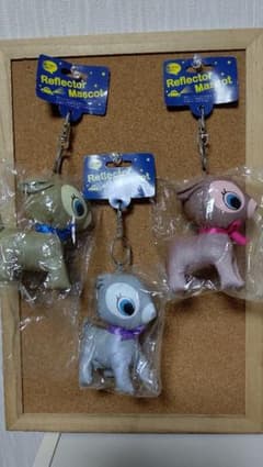 プチバビエ キーホルダー リフレクター仕様 3体のサムネイル