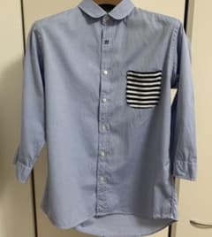 GREEN LABEL RELAXING 丸襟７分丈シャツのサムネイル
