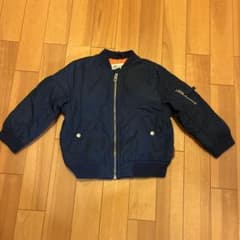 H&M MA-1タイプ ブルゾン ネイビー キッズのサムネイル